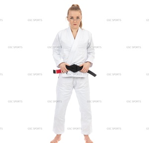 Parches de logotipos personalizados de cantidad a granel de Jiu Jitsu brasileño para mujer, nuevos tonos de color hechos de algodón, para artes marciales de Karate - Product Image 2