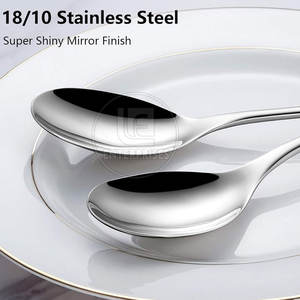 Cuchara de Servir Personalizada de Acero Inoxidable de Grado Alimenticio, Cuchara para Té y Postre para el Hogar, Cocina y Restaurante - Product Image 5