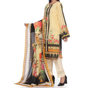 Traje Casual Pakistaní de 3 Piezas con Dupatta Estampada Digital para Mujer, Calidad Premium Personalizada - Product Image 2