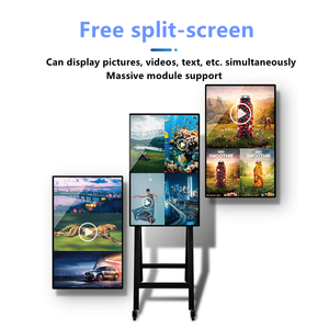 32 43 49 55inch di động xách tay kỹ thuật số biển màn hình cảm ứng quảng cáo hiển thị <span class=keywords><strong>LCD</strong></span> Áp phích Màn hình tầng đứng cho trung tâm bán lẻ - Product Image 2