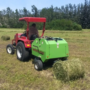 2024 Mini presse à balles rondes personnalisées MRB0850 Mini presse à balles rondes de paille de foin avec moteur et machines agricoles à vendre - Product Image 6