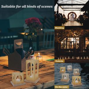 Mini linternas cuadradas doradas con <span class=keywords><strong>velas</strong></span> LED sin llama, linterna decorativa <span class=keywords><strong>para</strong></span> Halloween, Navidad, decoración <span class=keywords><strong>de</strong></span> mesa <span class=keywords><strong>para</strong></span> fiesta <span class=keywords><strong>de</strong></span> boda - Product Image 5