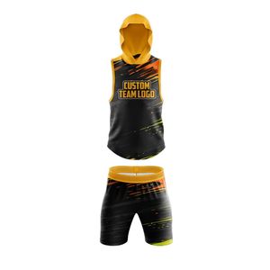 ชุดยูนิฟอร์มฟุตบอลธง7v7พิมพ์ซับลิเมชันใหม่ล่าสุดเสื้อฟุตบอลแบบสั้น - Product Image 5