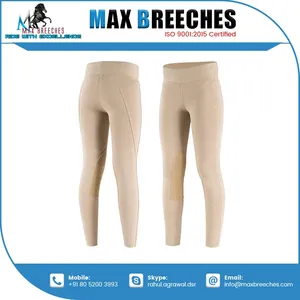 Patch de genou d'équitation en cuir de haute qualité d'Inde très confortable et protecteur à un prix - Product Image 2