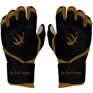 Guantes de bateo de béisbol de diseño personalizado Oem Design Softball Leather Logotipo personalizado por el cliente - Product Image 1