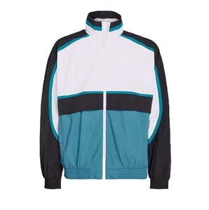 Vêtement de sport décontracté d'extérieur respirant coupe-vent, veste coupe-vent légère de grande taille avec col à capuche, matière en tissu - Product Image 1