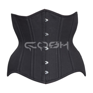 COSH Corset amincissant sous la poitrine en coton noir - Product Image 3