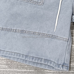 กางเกงขาสั้นเชือกผูกแบบลำลองของผู้ชายมีกระเป๋า-ใส่สบายและทนทานสำหรับยิมที่บ้านและการผจญภัยกลางแจ้ง - Product Image 4