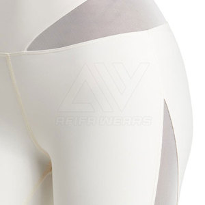 Leggings de yoga de fitness actif coupe ajustée pour femmes motif solide vêtements d'entraînement de marque privée avec taille élastique les plus populaires - Product Image 6