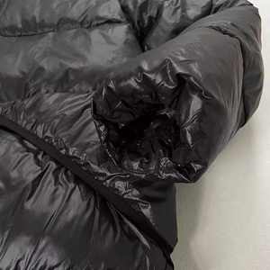Veste matelassée en coton unisexe surdimensionnée, fine, chaude, ample, longue, imperméable, à fermeture éclair, personnalisée par OEM - Product Image 2