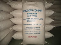 Noix de coco râpée riche en graisse - Flocons de noix de coco riches en graisse, séchés et conservés, emballage en vrac, poudre de provenance du Vietnam - Mme Tarina