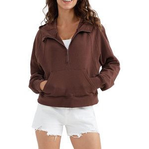 Sudadera con Capucha Corta Elegante para Mujer, Venta al por Mayor, Casual, de Alta Calidad, Personalizada, Estilo Urbano con Logotipo Frontal - Product Image 6
