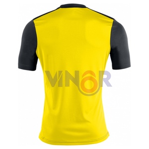 2025 nuevo diseño personalizado con su propio logotipo Venta caliente Camiseta de fútbol en color sólido Adultos Camiseta de fútbol Diseño de servicio OEM - Product Image 5