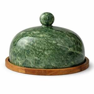 Support à gâteau élégant en résine crème avec base en bois, parfait pour les occasions spéciales et les décorations de table - Product Image 5