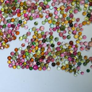 Polished Tourmaline 3x5 Oval Pear Cabochon Natural <b>Loose</b> <b>Gemstone</b> - Product Image 6