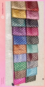 ผ้าไหมปักลายและแจ็คการ์ดสำหรับงานแต่งงานของเด็กผู้หญิงผ้า100% หรูหรา - Product Image 3