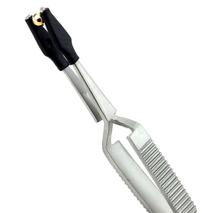 Pinzas de cuentas personalizadas de medio oro, soporte de cuentas de acero inoxidable, pinzas, pinzas para perforación corporal - Product Image 6