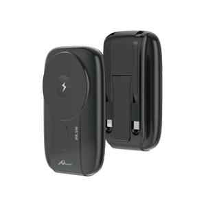 Batterie externe portable HPK-050 Digitalome, câble Type-C, charge sans fil, 60000mAh, USB, 25W, pour téléphone et casque - Product Image 1