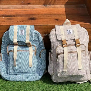 New Design Hemp <b>Laptop</b> Bags Sustainable <b>Backpacks</b> New Arrival Jute With Cotton Material Unisex Multi Uses Travel <b>Backpacks</b> - Product Image 5