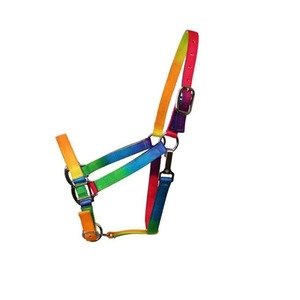 Nouveauté : Bride en nylon multicolore avec accessoires pour équipement équestre de selle anglaise, pour courses d'endurance - Product Image 1