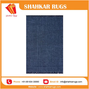 Alfombra de Área de Alta Calidad, Reversible, Moderna, Azul Marino, con Patrón Chevron de Bucle Grueso, Pelo Afelpado, Precio al por Mayor - Product Image 3