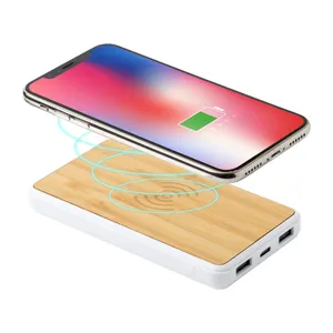 Power Bank Wireless in Bambù Promozionale con Design Ecologico - Product Image 5