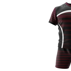 ชุดเสื้อรักบี้และฟุตบอลระบายอากาศปรับแต่งได้เสื้อยืดสไตล์กีฬาที่มีชื่อทีมที่กำหนดเอง - Product Image 4