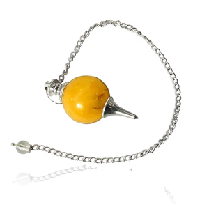 ลูกตุ้มลูกบอลหินอะเวนจูรีนสีเหลือง,ลูกตุ้มลูกบอลคริสตัลธรรมชาติจี้หินอะเวนจูรีนสีเหลือง - Product Image 6