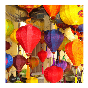 Silk <b>Lantern</b> for Weddings: Vibrant, lightweight glow for ceremonies, receptions, home decor, artisanal and elegant high quality - Product Image 2