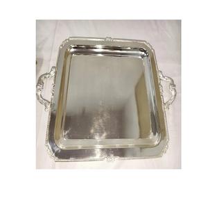 Plateau Décoratif en Métal pour Restaurant, Casse-croûte et Plateau de Nourriture, Vaisselle de Mariage et de Fête, Plateau Rectangle en Aluminium - Product Image 6