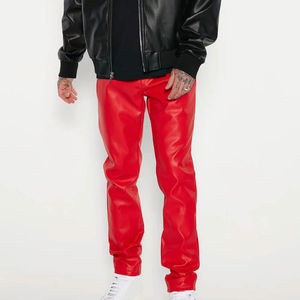 กางเกงหนังผู้ชายสั่งทำโลโก้ขายส่ง สไตล์สตรีท คุณภาพพรีเมียม กันน้ำ ระบายอากาศดี ขายดีที่สุด เสื้อผ้าลำลอง - Product Image 3