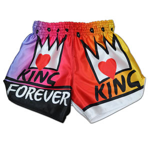 ที่กำหนดเองที่มีคุณภาพสูงมวยไทย MMA กางเกงขาสั้นคิกบ็อกซิ่งมวยต่อสู้สั้น - Product Image 1