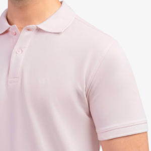 Chemises de golf pour hommes, logo personnalisé brodé, polyester/coton, écologiques, respirantes, séchage rapide, sport, haute qualité, tricotées - Product Image 4