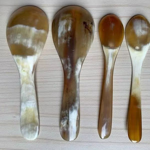 ช้อนเขาควายผสมกับอาเกตเครื่องใช้ในครัวแฮนด์เมดสำหรับงานปาร์ตี้ - Product Image 1