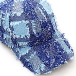 Gorra de béisbol vintage lavada y desgastada, ajustable, de corona baja, estilo Dad Hat de mezclilla desgastada, para venta al por mayor - Product Image 6