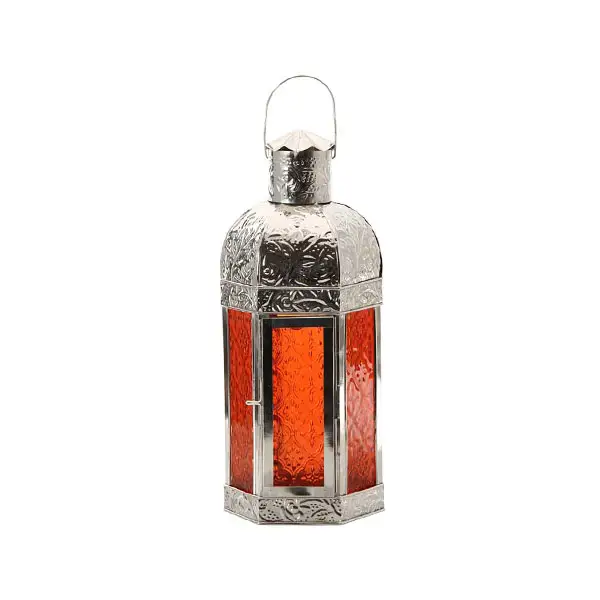 Linterna de vela colgante de tendencia superior con vidrio para el hogar, decoración de balcón, lámpara colgante, fabricación india y proveedor