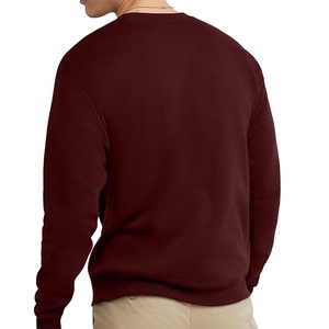Al Aire Libre superventas nuevo estilo hombres pulóver sudadera hecho en fábrica Color sólido liso alargado de talla grande pulóver sudadera - Product Image 2