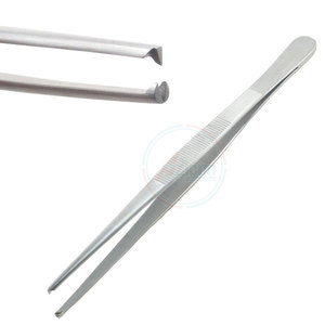 Pinzas para Tejidos Rectas Estándar de Acero Inoxidable de Calidad Premium, Instrumentos Quirúrgicos Manuales AZICON INTERNATIONAL US-TF-02 CE - Product Image 1