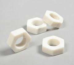 Marble Napkin Ring Holder Entertaining Party <b>Wedding</b> Table Decoration and square Shape 100% Natural Marble Color - Product Image 5