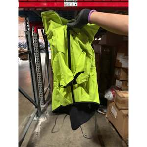 Chaqueta Impermeable Reflectante para Perro, Color Amarillo Neón, Venta al Por Mayor - Product Image 4