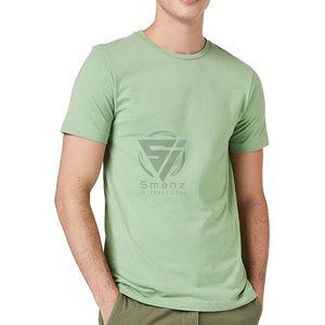 เสื้อยืดคอกลมแขนสั้นทรงโอเวอร์ไซส์ ระบายอากาศได้ดี เป็นมิตรกับสิ่งแวดล้อม ผลิตจากผ้าฝ้ายผสมสแปนเด็กซ์ 95% เนื้อผ้าหนา พิมพ์ลายโลโก้ตามสั่ง สำหรับผู้ชาย - Product Image 2