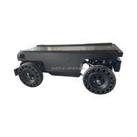 Plateforme de châssis de robot UGV à roues métalliques, kit de robotique à quatre roues motrices pour robots spéciaux