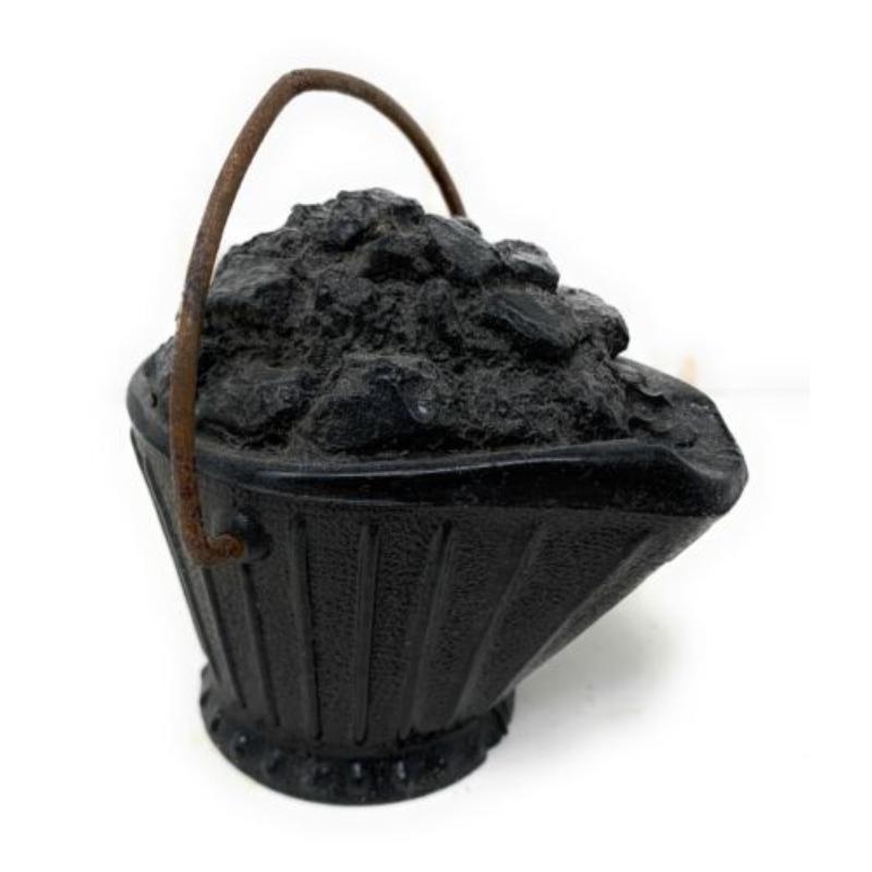 Modern Large Iron Coal Bucket for