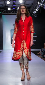 Nueva. Diseño de elegante-Kurta con pantalón-vestido con hermosos trabajos para fiesta boda/= 2021. - Product Image 6