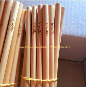 100% Biodegradable Bamboo <b>Straw</b> for Drinking Disposable Dinnerware and <b>Reusable</b> Bamboo <b>Straw</b> - Product Image 3