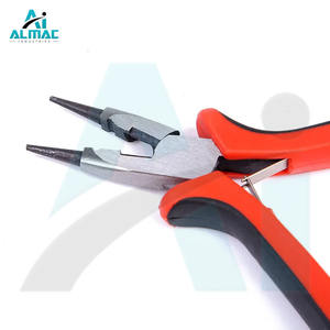 Almac ห่วงลูกปัดสำหรับทำมือแบบทำมือคีมกลมขนาดเล็กและคีมจมูกแหลมชุดเหล็กคาร์บอน8ชิ้น - Product Image 3