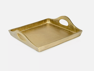 Carré or aluminium Art déco motif de fruits texturé Design vanité plateau de service fonction coulissante pour Table de cuisine décor à la maison - Product Image 5