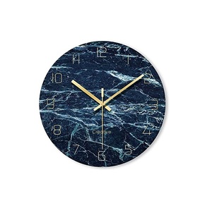 Horloge murale en résine époxy de qualité incroyable horloge murale décor vintage horloge murale à quartz bicolore à vendre - Product Image 5