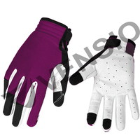 Gants de motocross MX MTB sur mesure de qualité supérieure, respirants, en cuir, imperméables, compatibles écran tactile, doigts entiers, logo personnalisé, course
