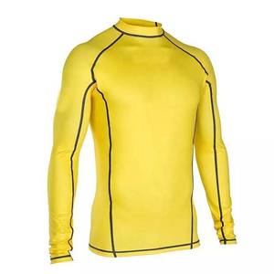 2025 gran oferta logotipo personalizado bordado impresión alta calidad gimnasio Fitness manga larga algodón poliéster sublimación Rash Guards - Product Image 1